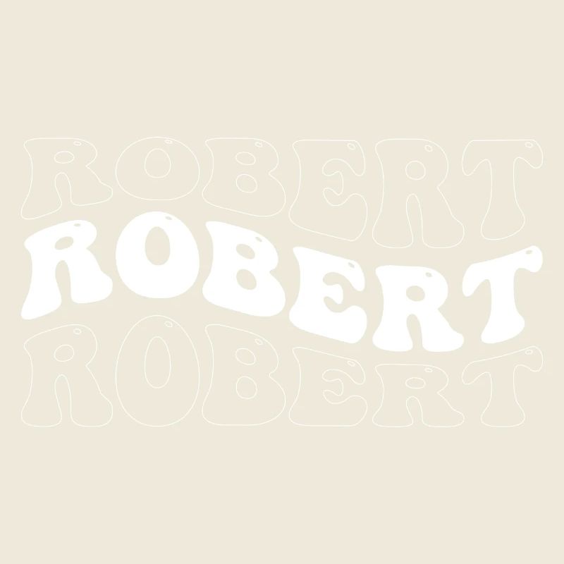 Lustig Robert Groovy 4 Männer Frauen Cool Robert Krawatte