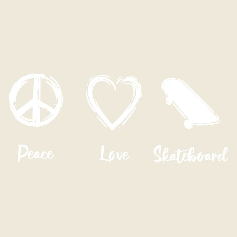 Peace Love Skateboard