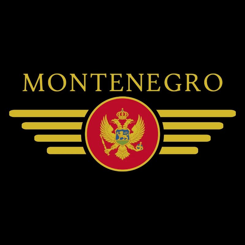 I Love Montenegro, Elegance Style Design T-Shirt