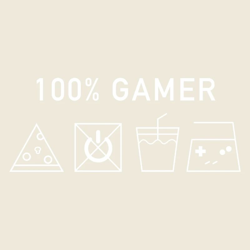100% Gamer (White Version)
