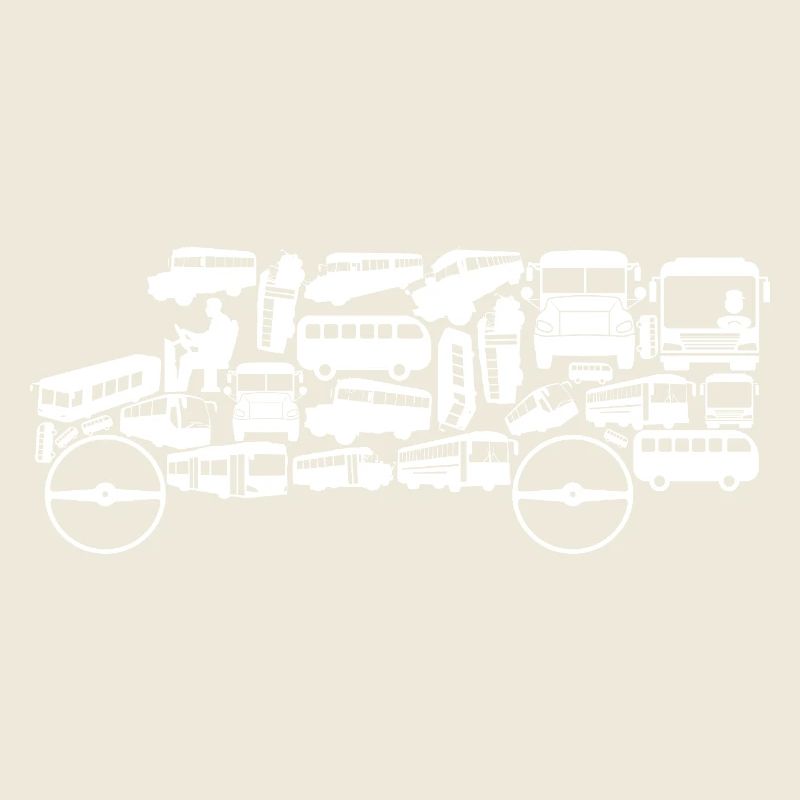 Silhouette d’autobus
