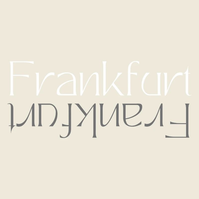 Frankfurt Wordmark Mirror