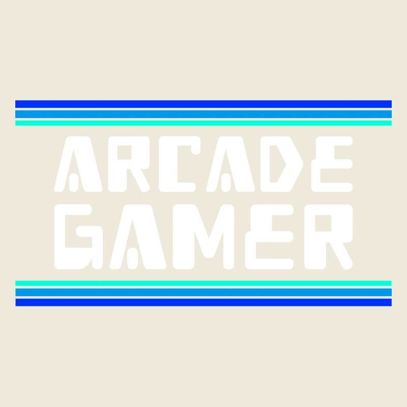 Arcade Gamer RetroGaming Bleu