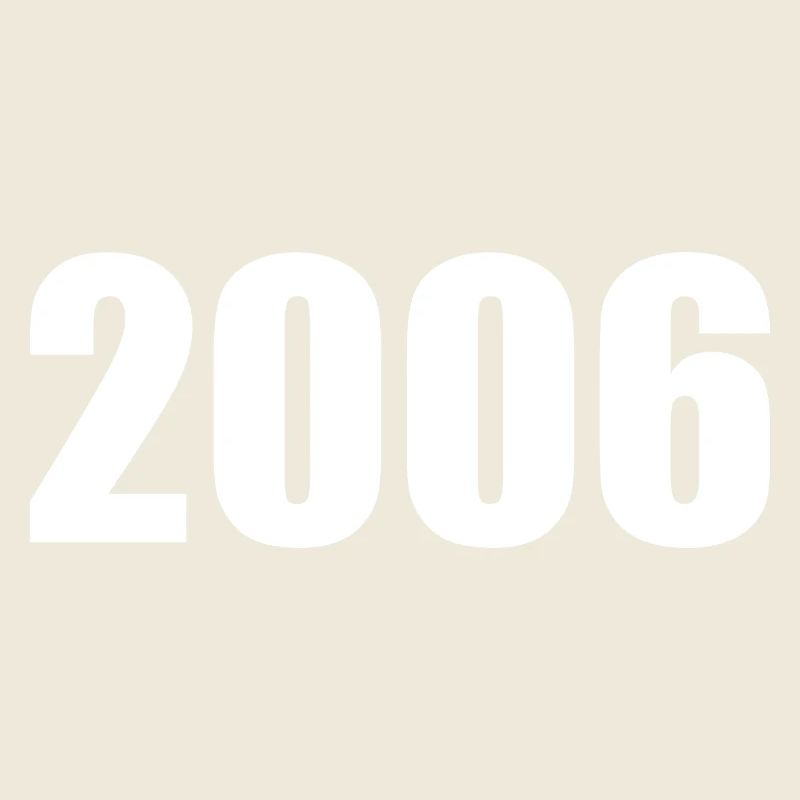 2006 modèle d’anniversaire personnaliser la conception