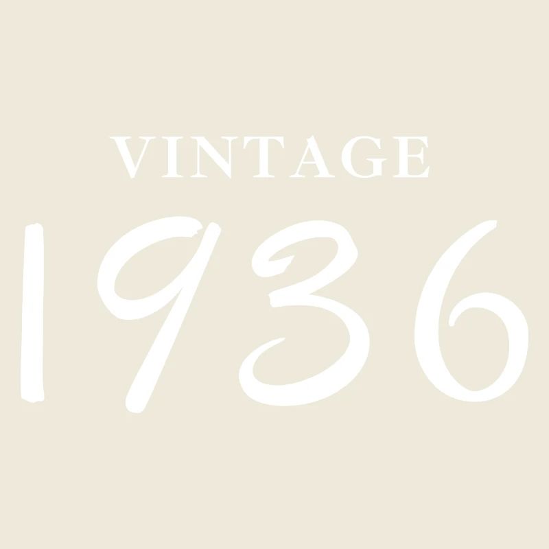 vintage 1936-Idée cadeau anniversaire