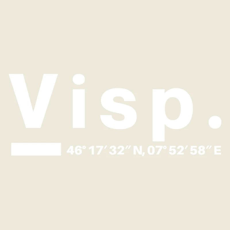 Viège Coordonnées Suisse Valais Visper Visperin