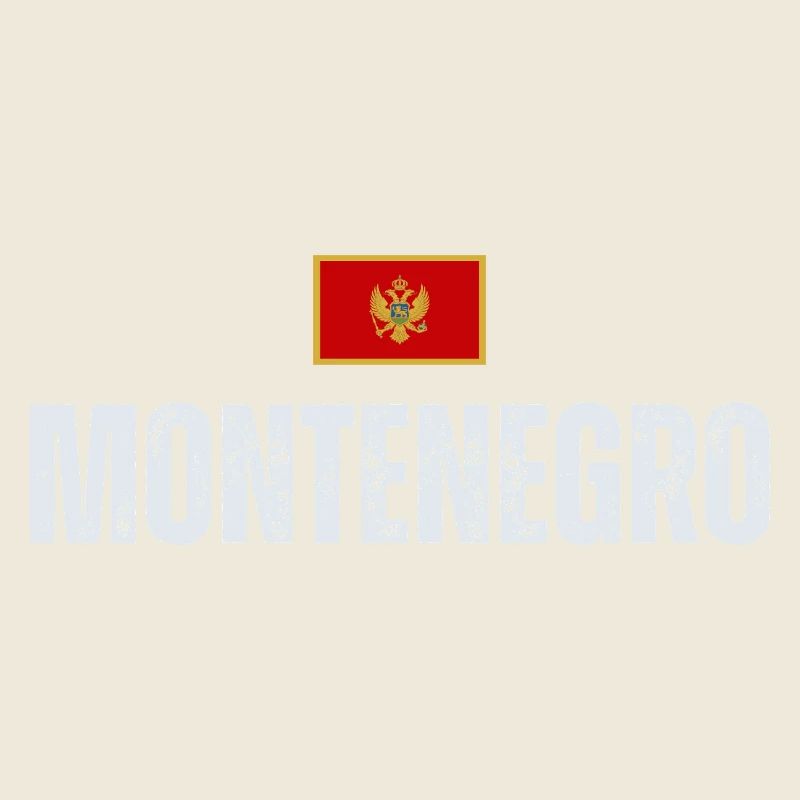Drapeau du Monténégro, j’aime le Monténégro