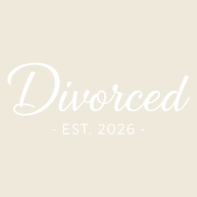 Divorced Est. 2026 Scheidung Party