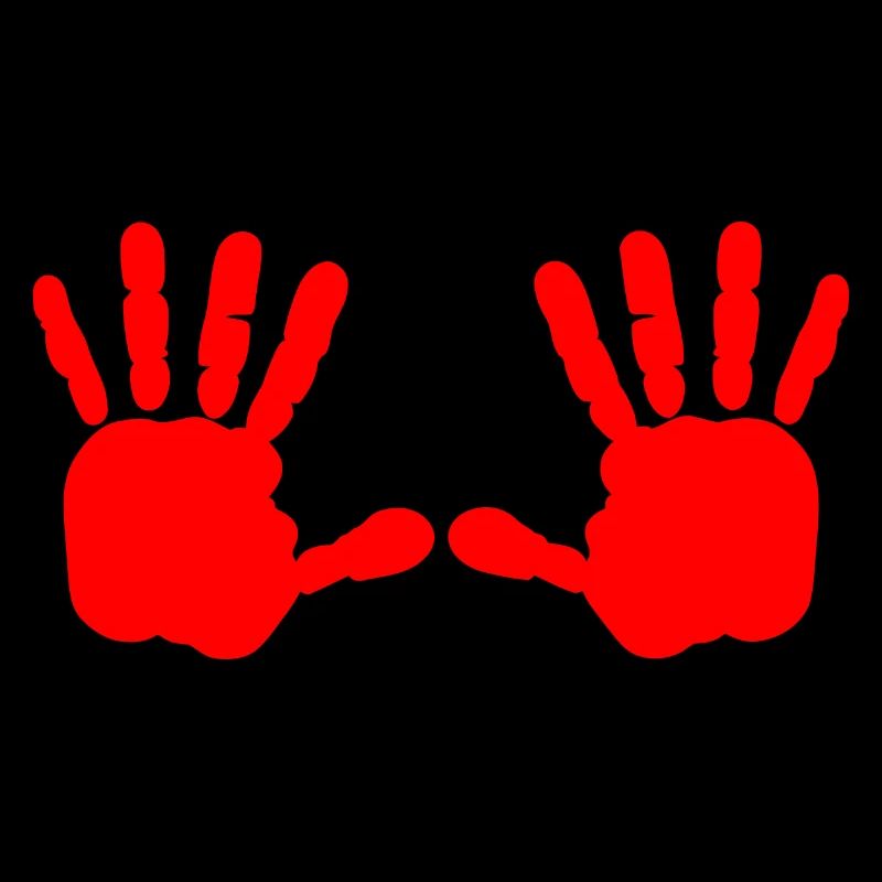 Iran - Rote hand - blut hand