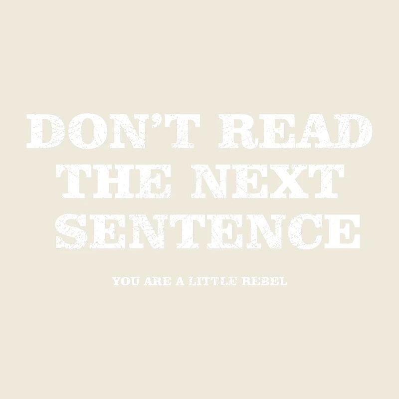 don't read