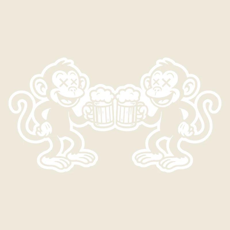 Affe Bier Prost