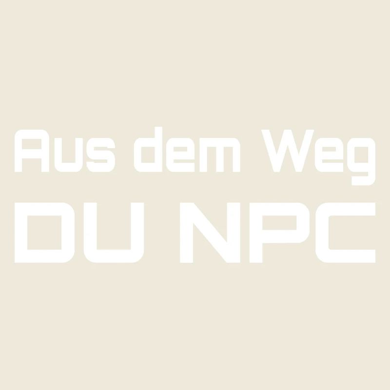 À l’écart, vous PNJ