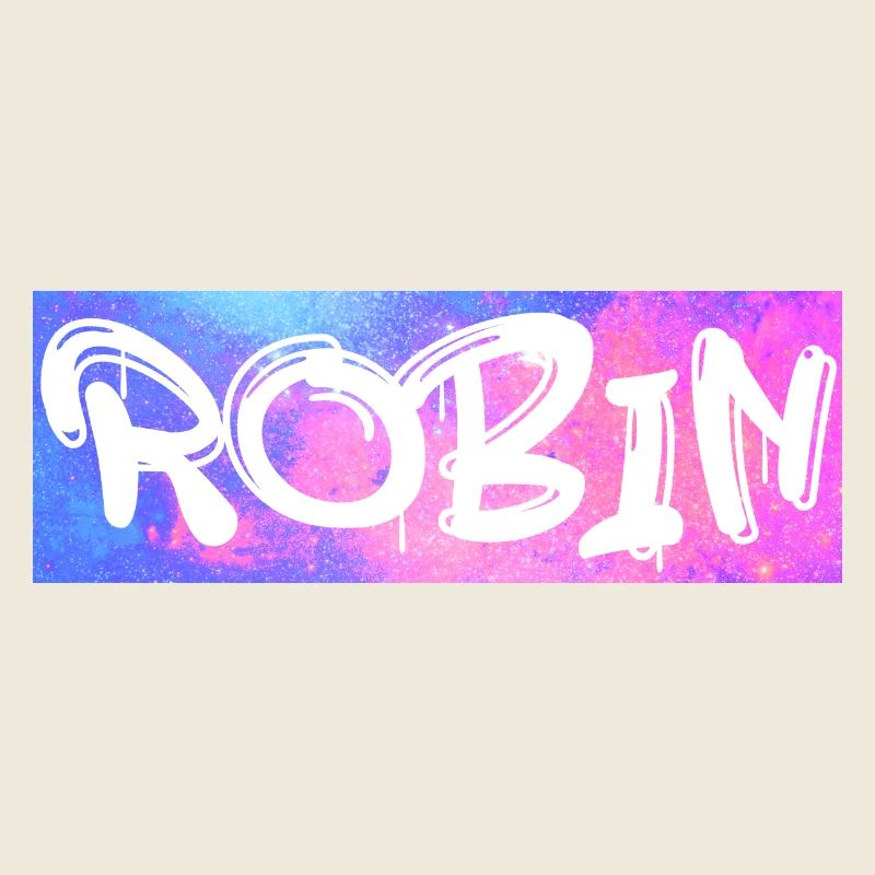 Robin Name Geschenk Geschenkidee Galaxie