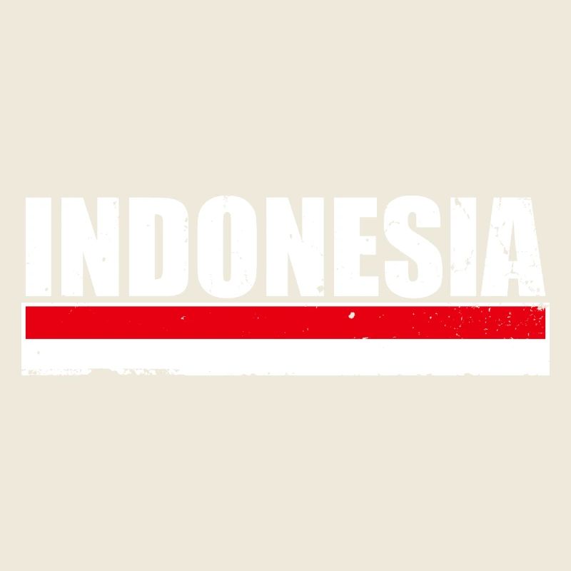 Indonésie Drapeau indonésien Indonésien