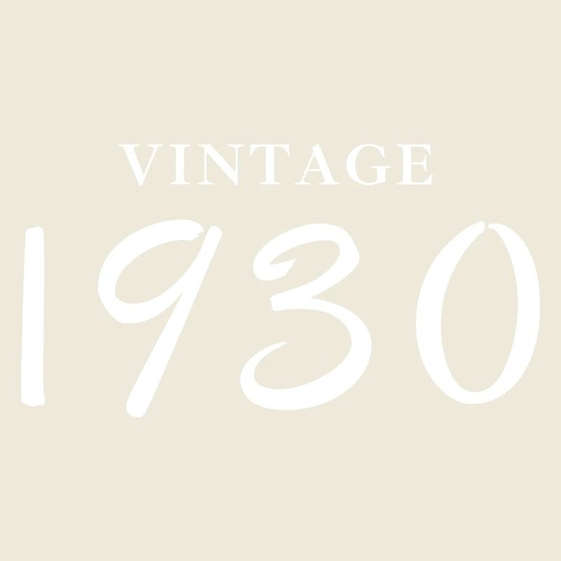 vintage 1930-Idée cadeau anniversaire