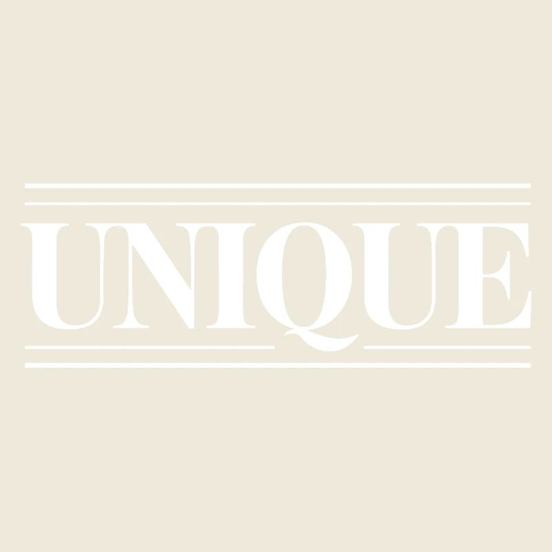 Unique Einzigartig Unikat Selbstwert Einzig Artig