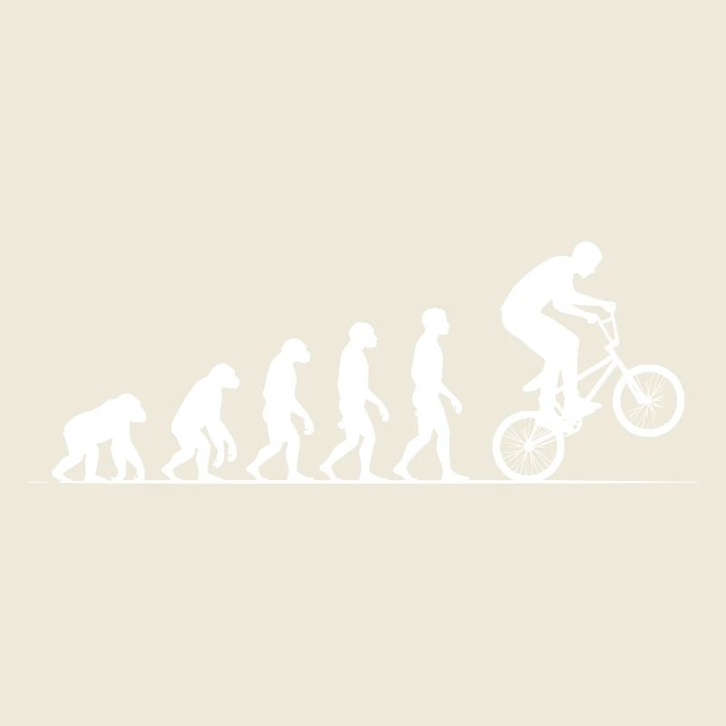 Evolution BMX Bicycle T-Shirt Motif