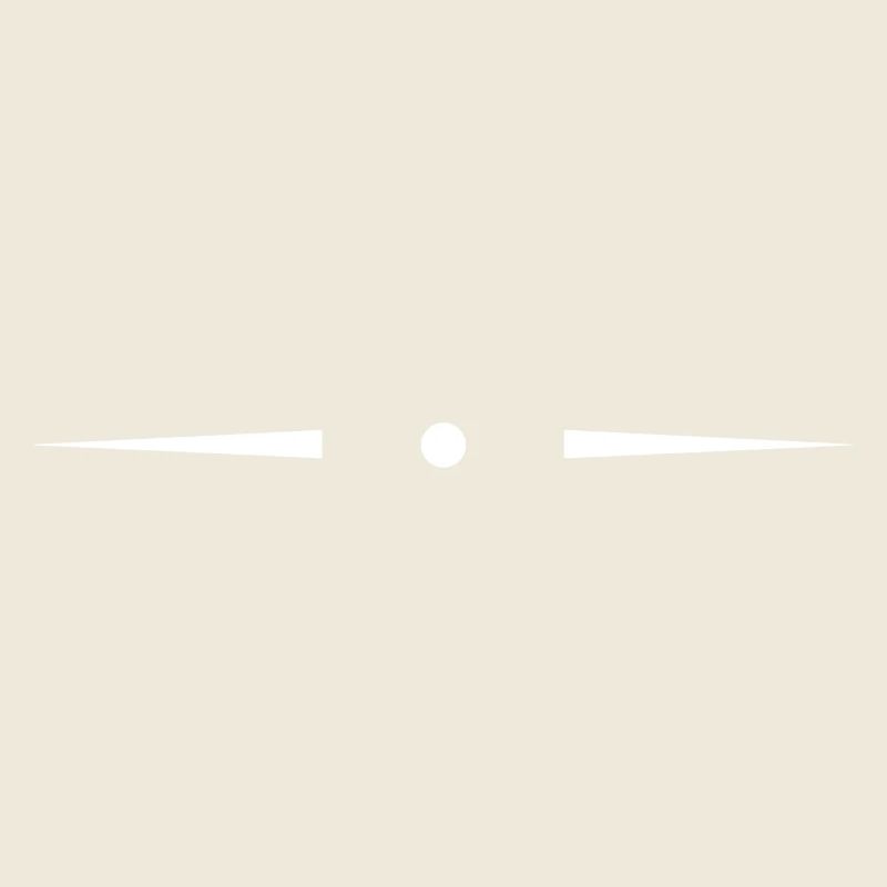Thin header separator with dot