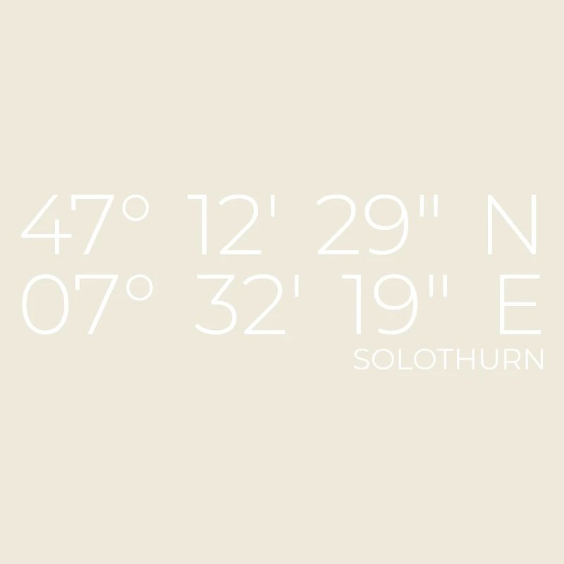 Koordinaten Solothurn