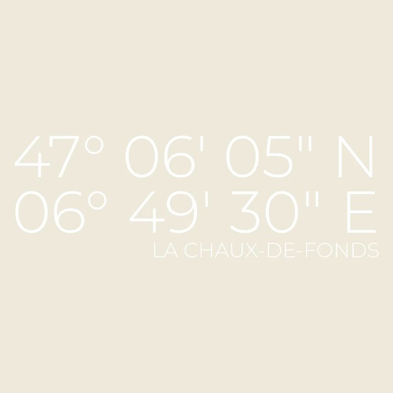 Coordinates La Chaux-de-Fonds