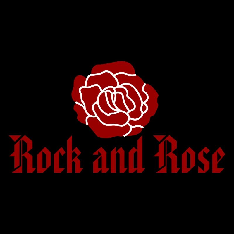Roche et rose
