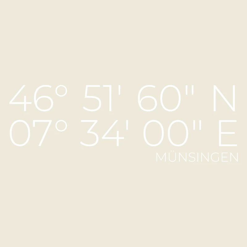 Coordonnées : Münsingen, Berne, Suisse