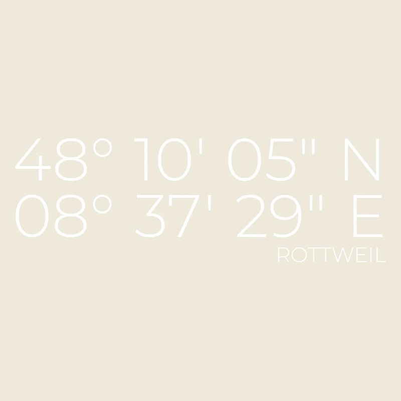 Coordinates Rottweil