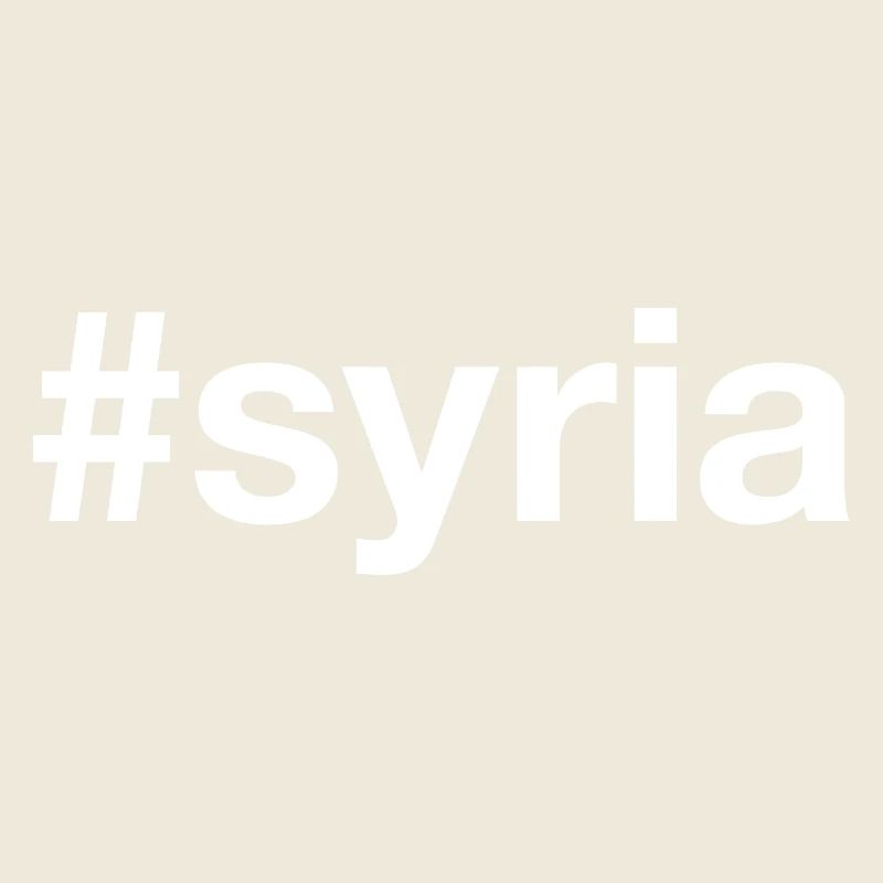 SYRIA Hashtag Syrien