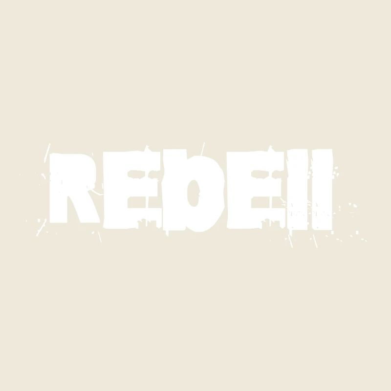 Rebell Graffiti Schriftzug