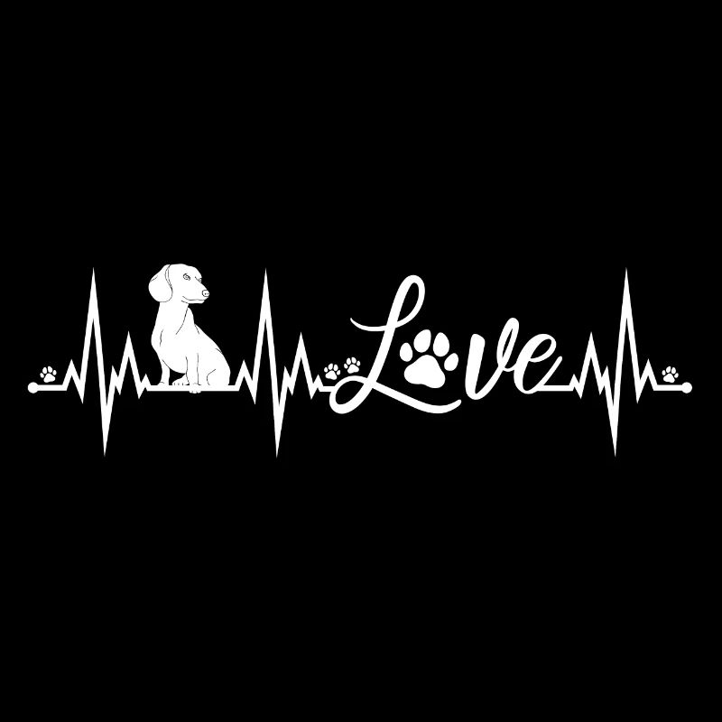 Dachshund Heartbeat Dachshund Dear Dog Teckel