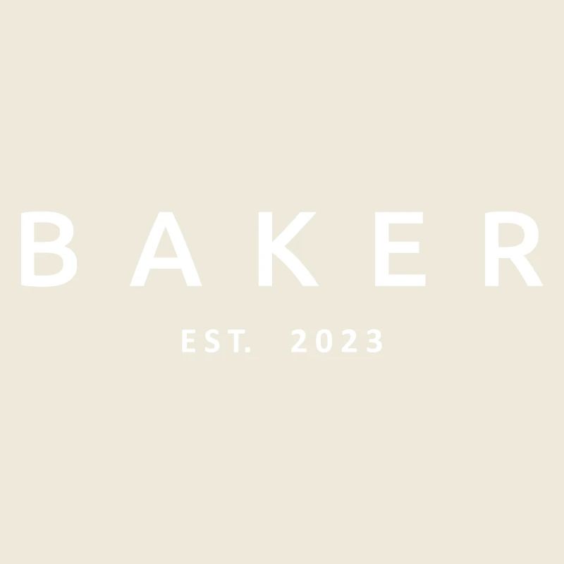 Baker Est. 2023 Graduated Pastry Baking Student