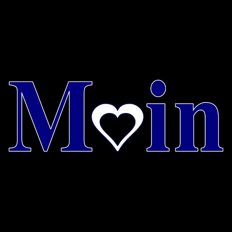 Moin mit weißem Herzchen