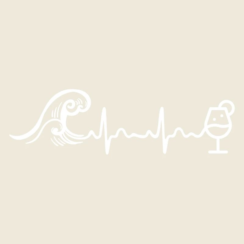 Waves Splash Heartbeat