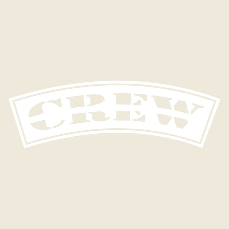 Crew Curved Design Patch