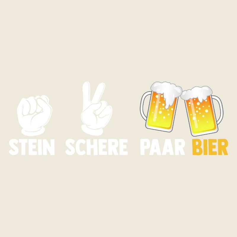 Pierre Ciseaux Couple Bière