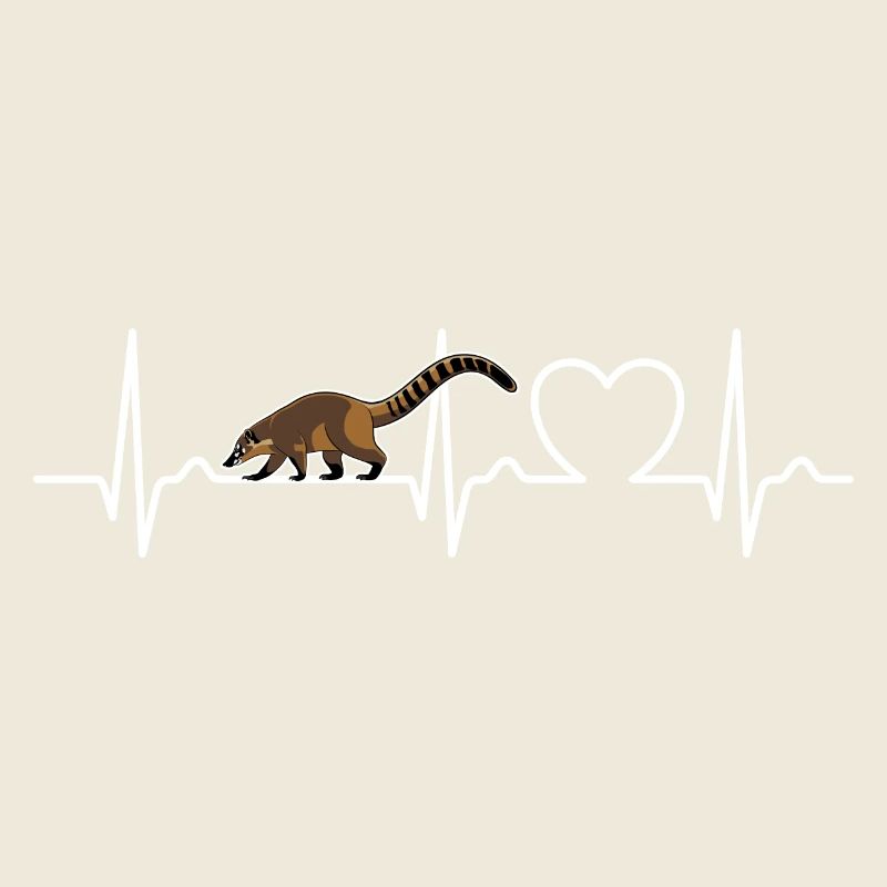 Coati Heart Curve - Coati mignon