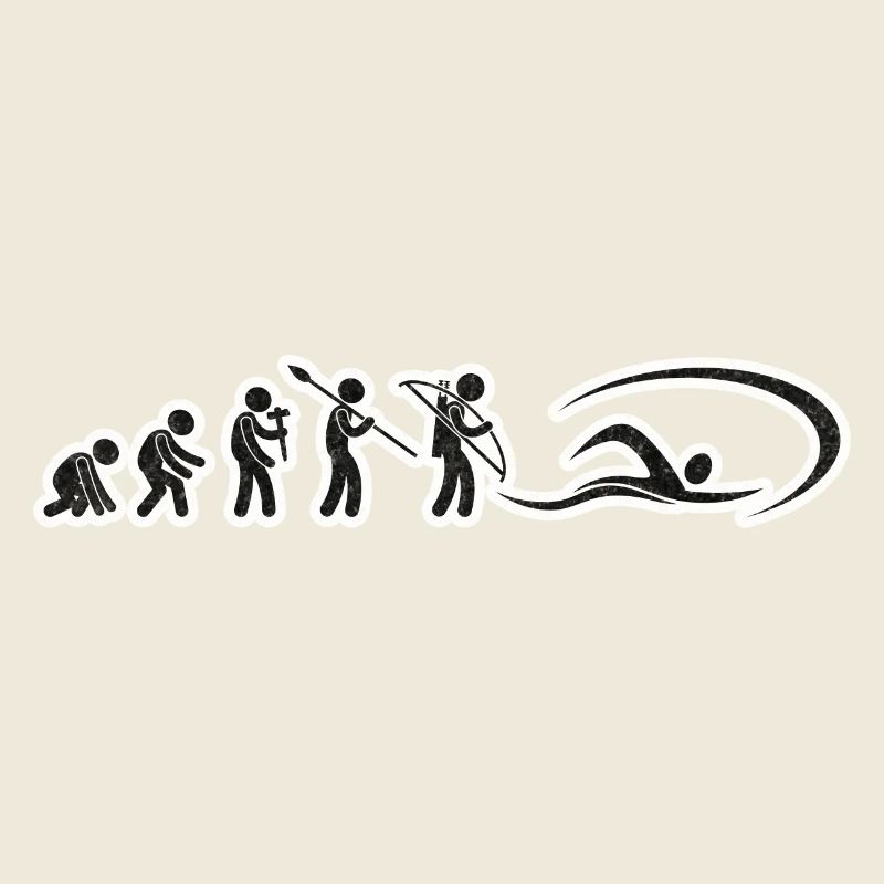 Evolution Swimmer Black Grunge