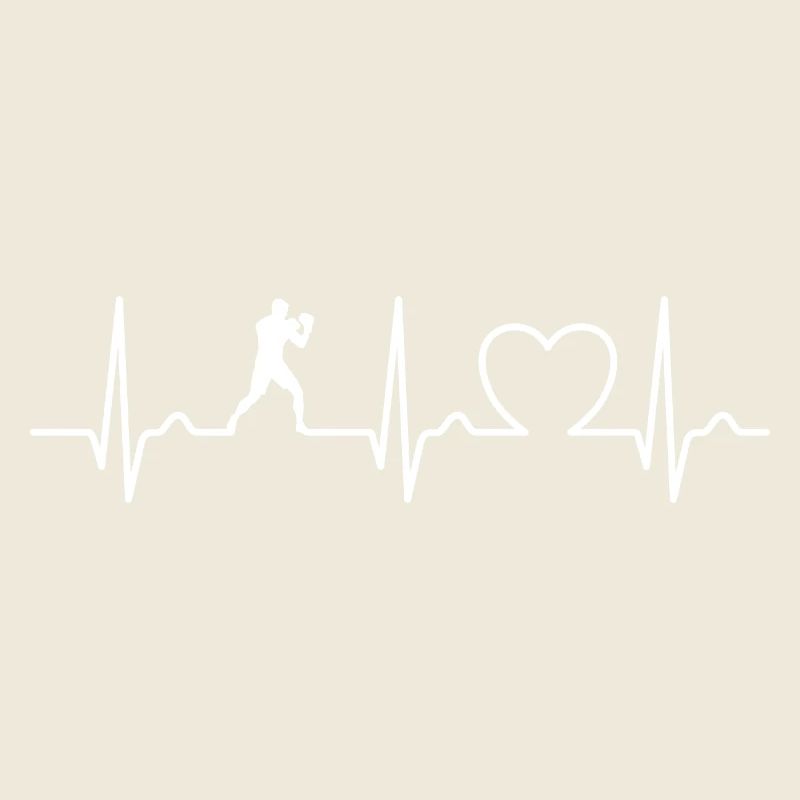 Herzkurve, EKG, Boxen, Kampfsport, Boxtraining