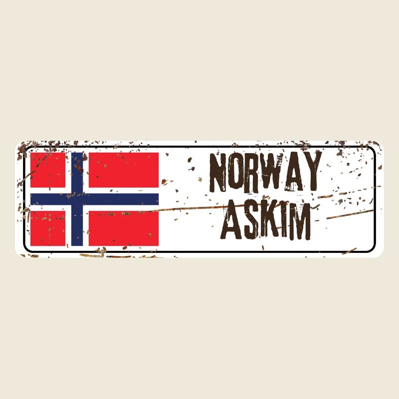 Askim Drapeau de la Norvège