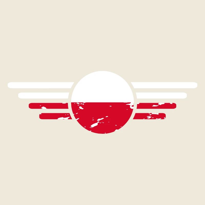J’aime la Pologne, T-shirt design de style élégance