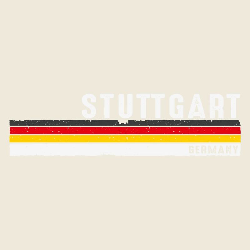 Stuttgart Deutschland Retro Vintage - German
