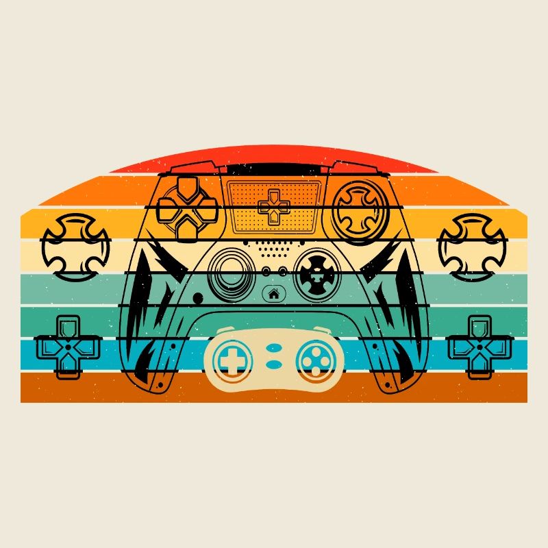 Vintage Retro Gaming Controller