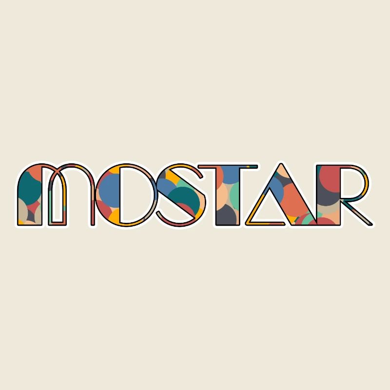 Mostar Retro Pop Typography