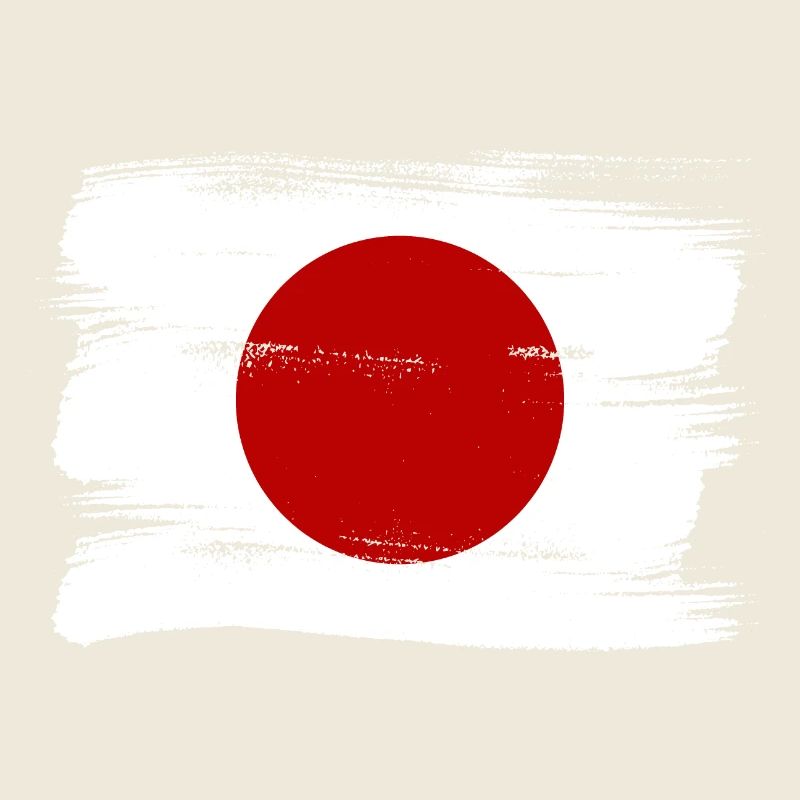 Drapeau du Japon utilisé Look Nihon drapeau japonais