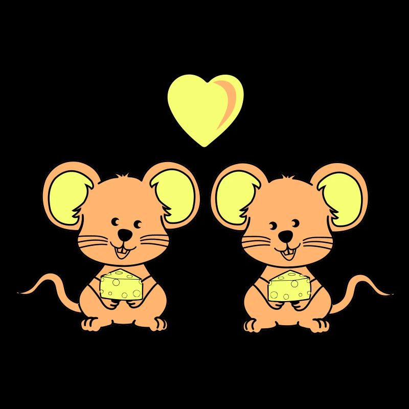 Souris amoureuses