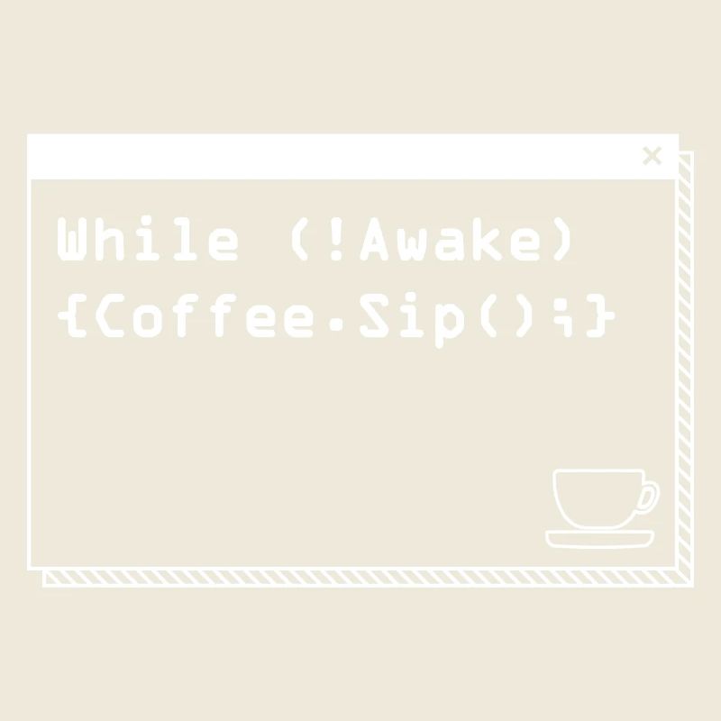 Aus Kaffee Code generieren Programmierer