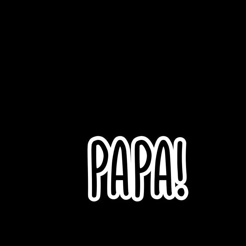 Papa Papi Vater Tochter Sohn Vatertag Männer Shirt