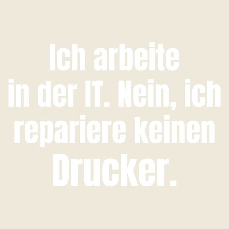 Je travaille dans l’informatique – Druckerheld
