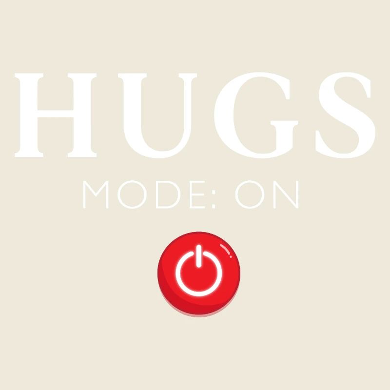 HUGS Modo On Red Button