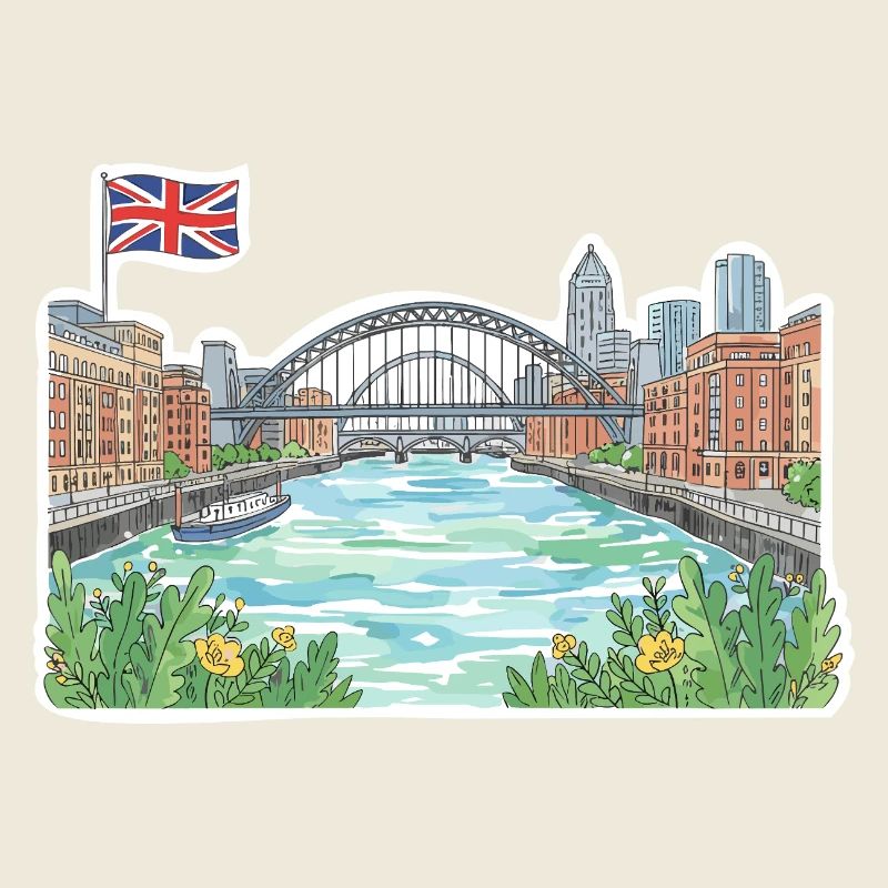 Newcastle Skyline Tyne Bridge Sage Gateshead Art